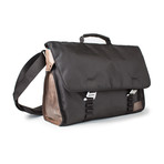 Northwest Messenger Bag // Black + Brown