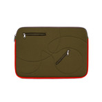 Hoptu 11" Reversible Sleeve // Olive + Tan