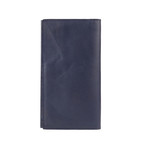 In-Flight Passport Wallet // Blue + Tan