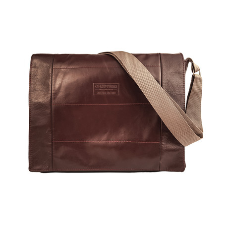 Horizon Messenger Bag // Maroon