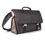 Northwest Messenger Camera Bag // Black + Brown