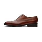 Weir Panelled Leather Oxford // Dark Cognac (US: 9)