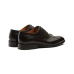Weir Paneled Leather Oxford // Black (US: 11)