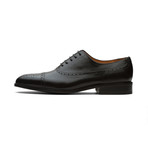 Weir Paneled Leather Oxford // Black (US: 7)
