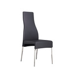 VALENTINO // Dining Chair (Gray Leather)