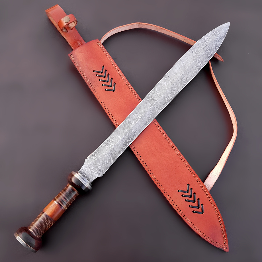 VKY Fine Damascus Swords + Axes Touch of Modern