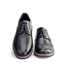 Perforated Plain Toe Derby // Black (Euro: 40)