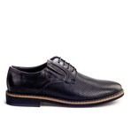 Perforated Plain Toe Derby // Black (Euro: 40)