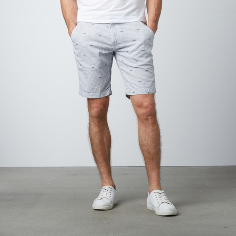 Linen Marlin Short // Grey (30)