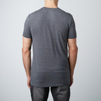 Dry Edition V-Neck Tee // Heather Charcoal (M)