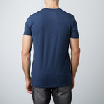 Dry Edition V-Neck Tee // Heather Midnight (S)