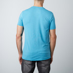 Dry Edition Crewneck Tee // Heather Sea (M)