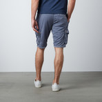 Burnout Fleece Shorts // Navy (L)