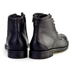 Cap-Toe Ankle Boot // Black (Euro: 41)