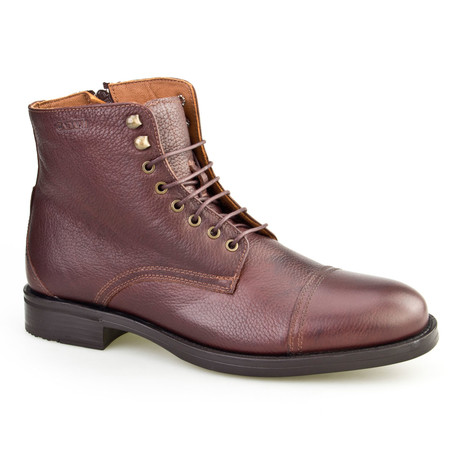 Cap-Toe Ankle Boot // Light Brown (Euro: 40)