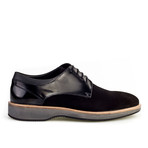 Lacivert Plain-Toe Derby // Black (Euro: 43)