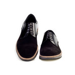 Lacivert Plain-Toe Derby // Black (Euro: 43)