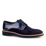 Lacivert Plain-Toe Derby // Dark Blue (Euro: 40)