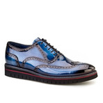 Patent Wing-Tip Oxford // Dark Blue (Euro: 40)