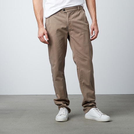 Twill Skinny Chino // Khaki (30WX32L)