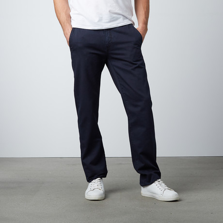 Twill Skinny Chino // Black (30WX32L)