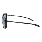Unisex J1002 Sunglasses // Dark Gunmetal + Black