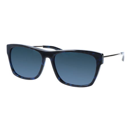 Unisex J3004 Sunglasses // Blue Havana + Palladium