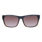 Unisex J3004 Sunglasses // Gray Chocolate Gradient + Light Gunmetal