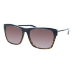 Unisex J3004 Sunglasses // Gray Chocolate Gradient + Light Gunmetal