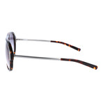 Unisex J3009 Sunglasses // Havana + Light Gunmetal