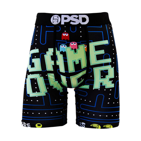 Game Over Boxer Brief // Black (S)