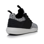 Deross Low-Top Runner // Black + White + Grey (US: 9)