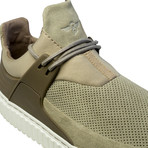 Castucci Low-Top Sneaker // Khaki + Vintage (US: 7.5)