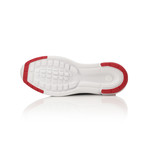 Ceroni Low-Top Sneaker // Black + White + Red (US: 11.5)
