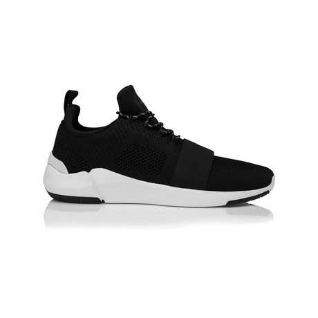 Ceroni Low-Top Sneaker // Black + White (US: 7)