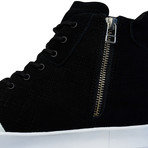 Carda High-Top Sneaker // Black + White (US: 9.5)