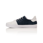 Carda Suede Low-Top Sneaker // Navy + White (US: 9.5)