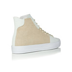 Carda High-Top Sneaker // Vintage White (US: 7.5)