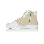 Carda High-Top Sneaker // Vintage White (US: 7.5)