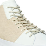 Carda High-Top Sneaker // Vintage White (US: 7.5)