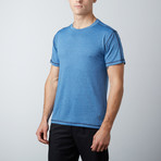 Xander Short Sleeve Fitness T-Shirt // Blue (XS)