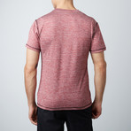 Xander Short Sleeve Fitness T-Shirt // Red (XL)