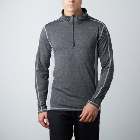 Hook Fitness Tech Pullover // Charcoal (XS)