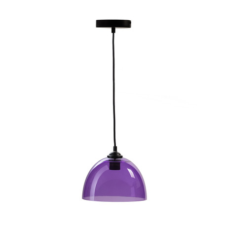 Suspension Bowl // Pendant Lamp (Purple)