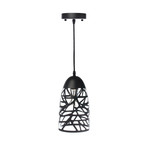 Modern Touch Beehive Pendant Lamp // Black