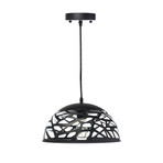 Modern Touch Oval Pendant Lamp // Black (Large)