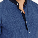 Quentin Button-Up Shirt // Blue (M)