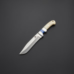 Lapis Stone + Bone Combat Subhilt Knife