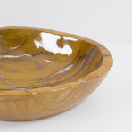 Mustard Polychrome Jasper Bowl