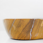 Mustard Polychrome Jasper Bowl